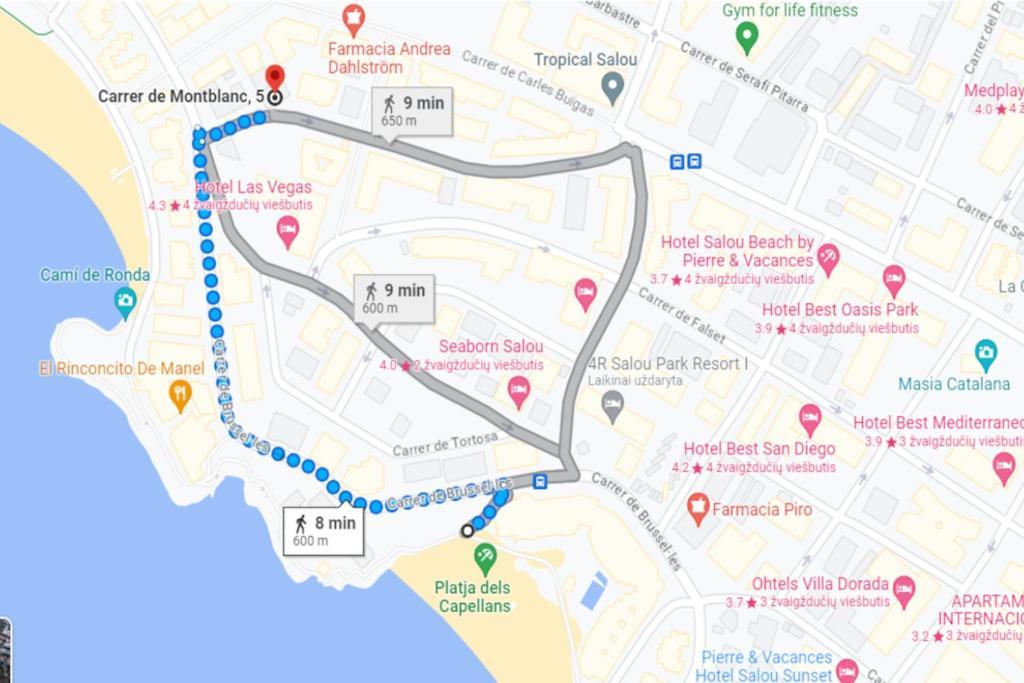 Azul 2 Bedroom In Tarragona Apartment Salou
